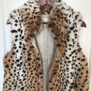 LOFT Faux fur vest